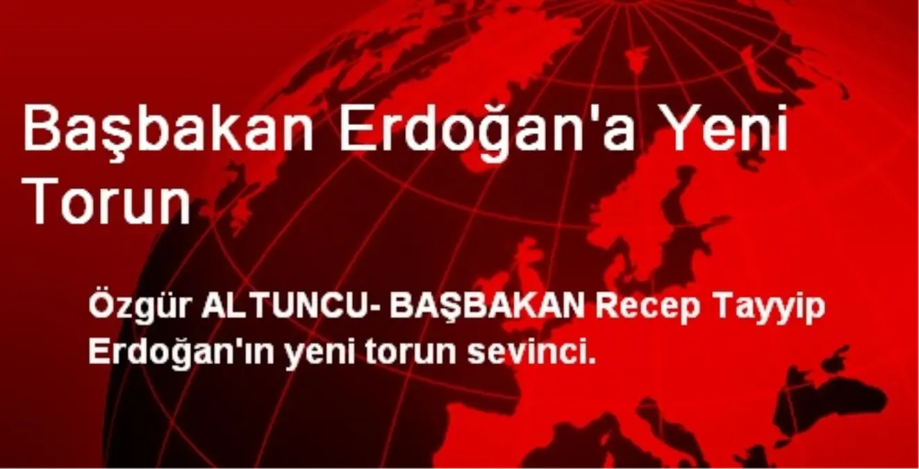 Başbakan Erdoğan\'a Yeni Torun