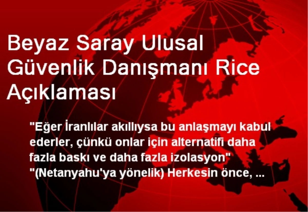 Rice: Mısırda Yaşananlar Belirsiz Olaylar