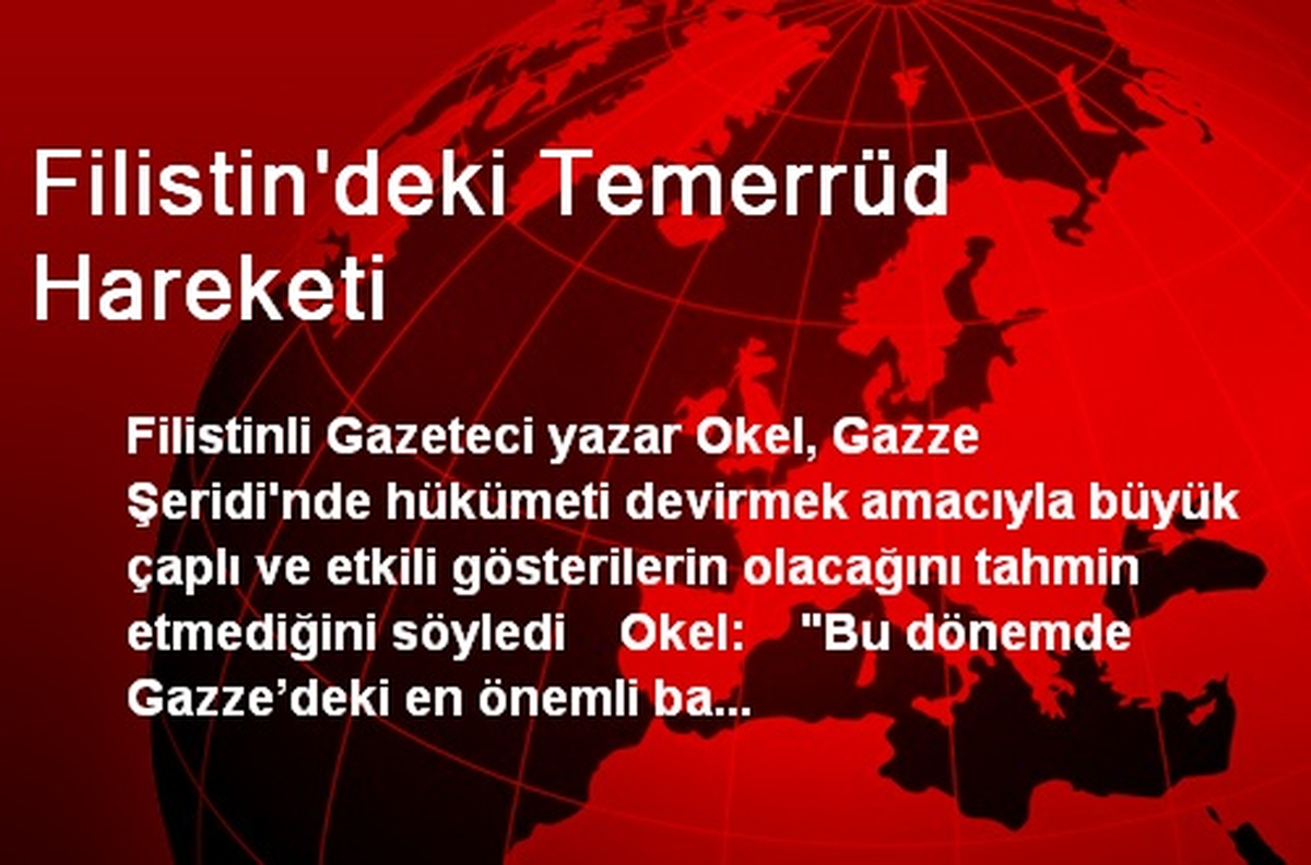 Filistin\'deki Temerrüd Hareketi