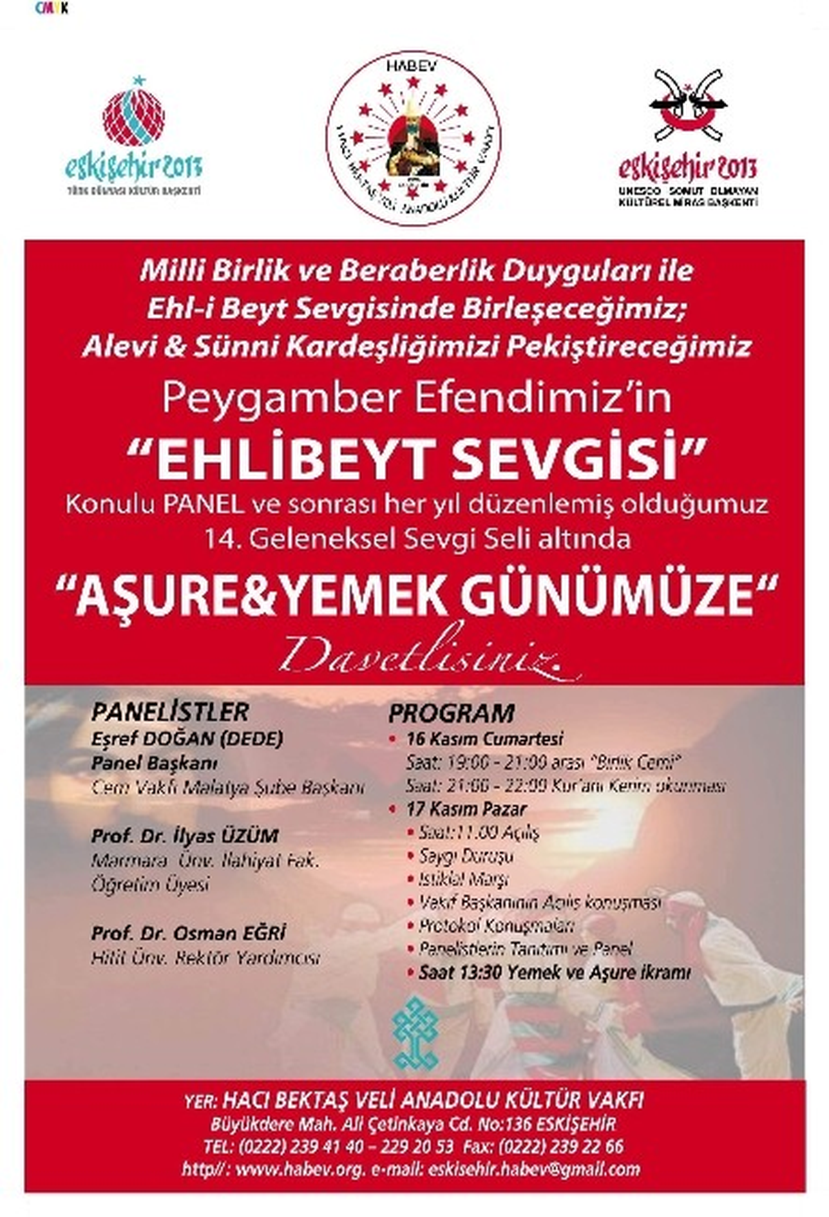Eskişehir\'de Peygamber Efendimiz İle İlgili Panel Yapılacak