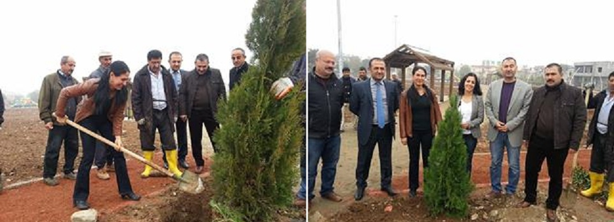 Salih Özdemir Parkına İlk Ağaçlar Dikildi