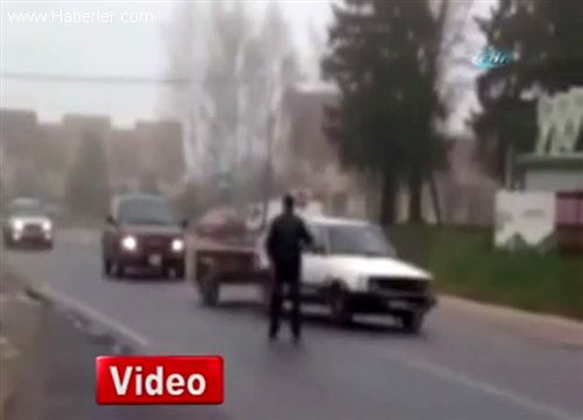 Sarhoşu Böyle Fırlattı