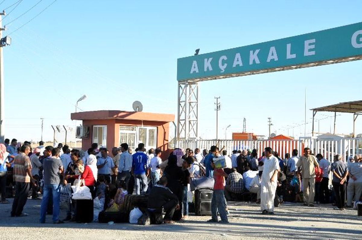 Akçakale Sınır Kapısında Yığılama