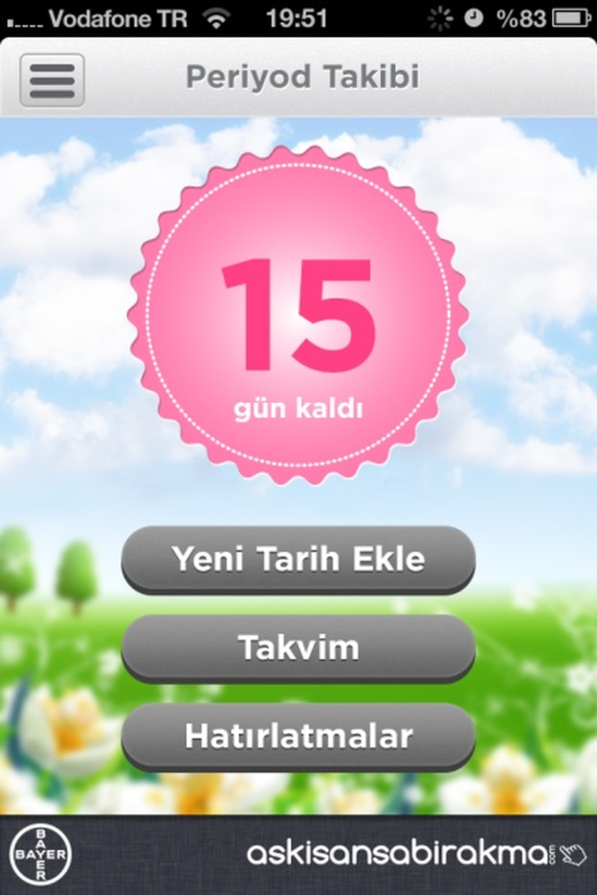 Bayer Kadın Sağlığı Bölümü\'nden Ses Getirecek Uygulama