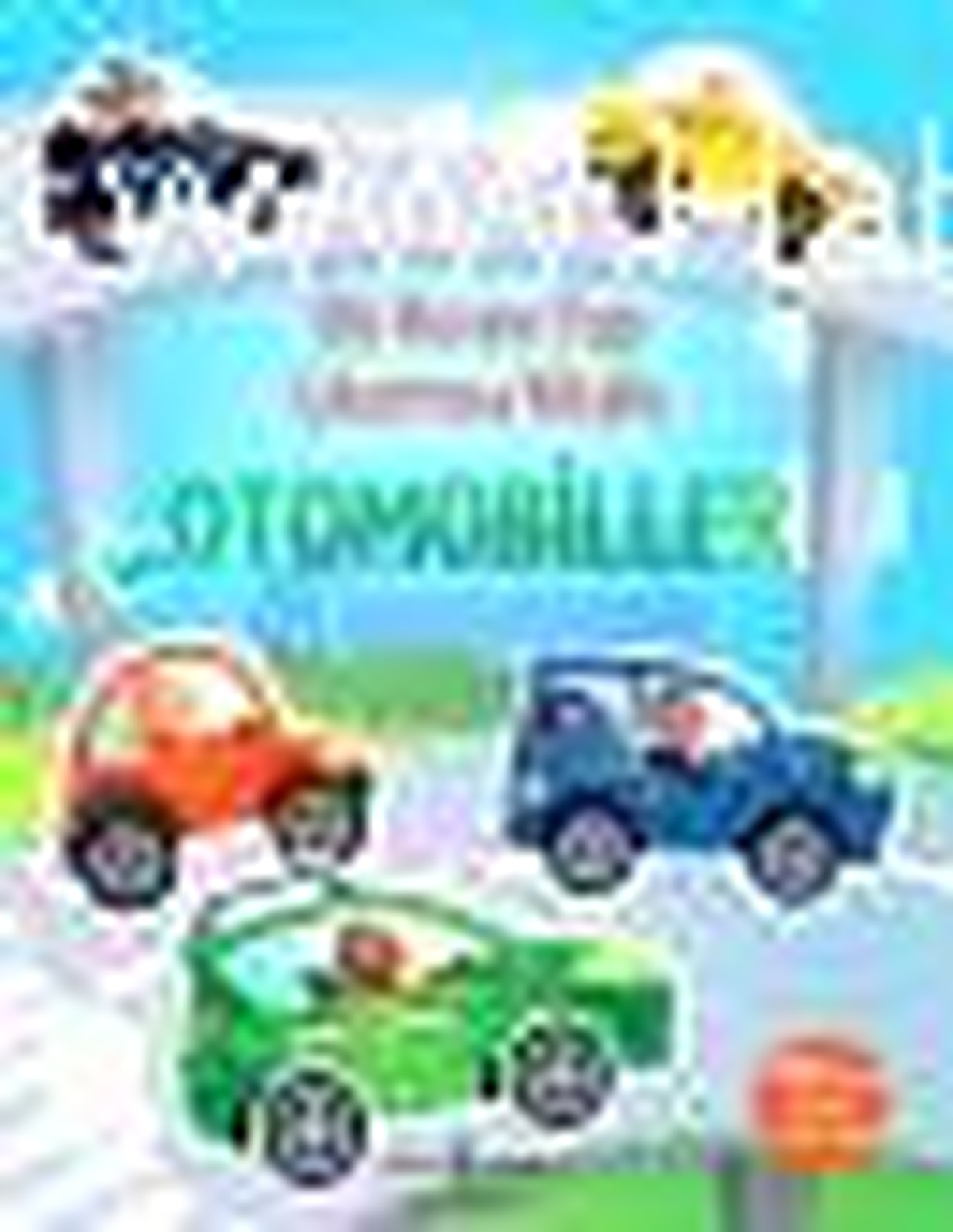 Bir Resim Yap Çıkartma Kitabı - Otomobiller Kitabı