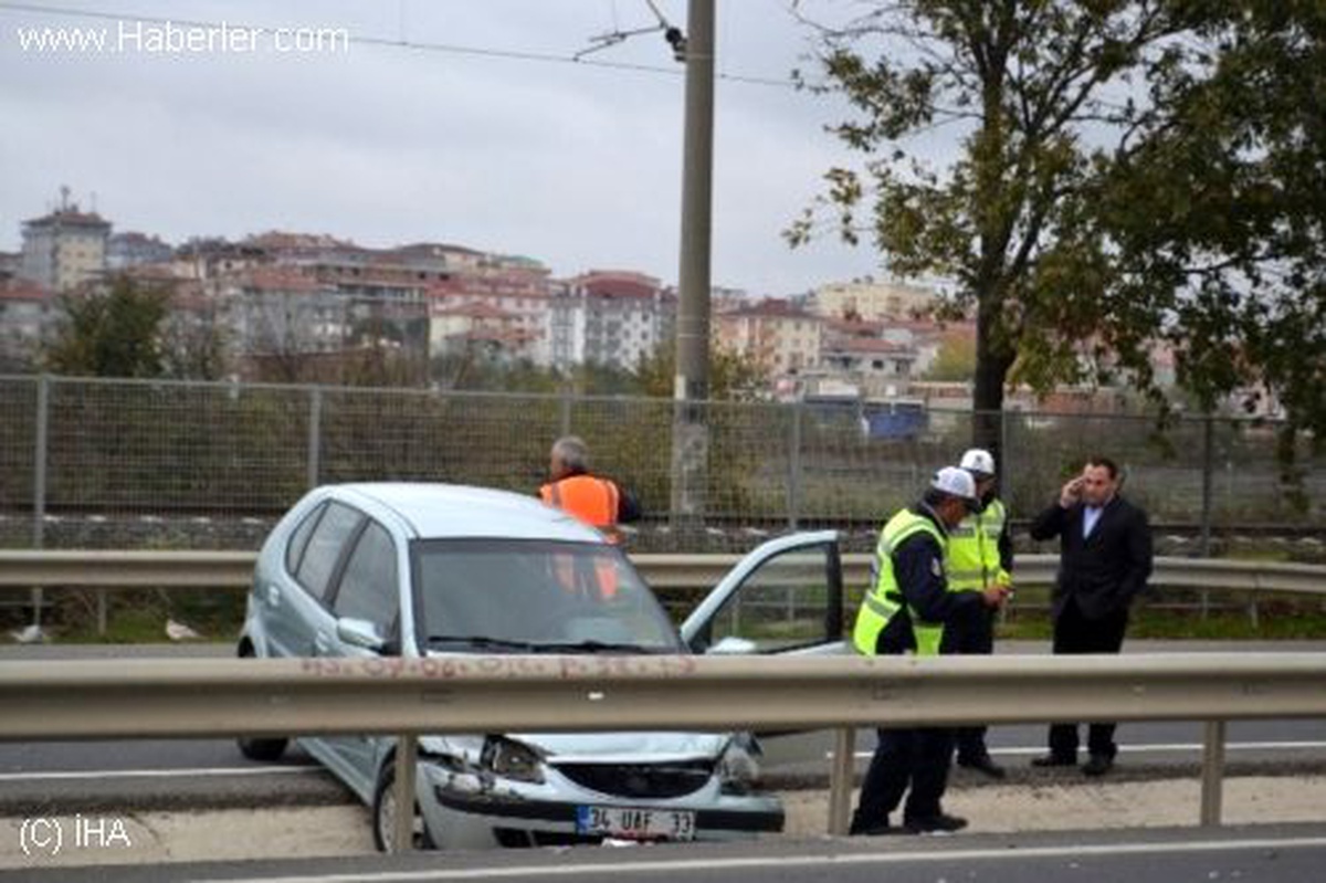 Çerkezköy-Çorlu Yolunda Kaza: 1 Yaralı