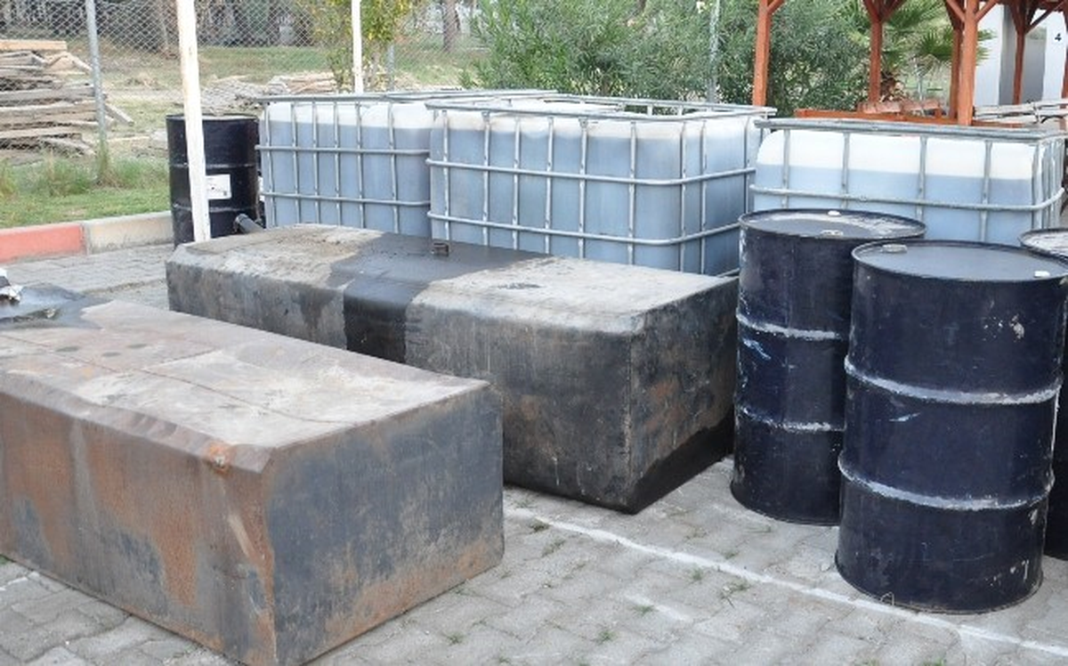 Dörtyol\'da 2 Bin 870 Litre Kaçak Mazot Ele Geçirildi