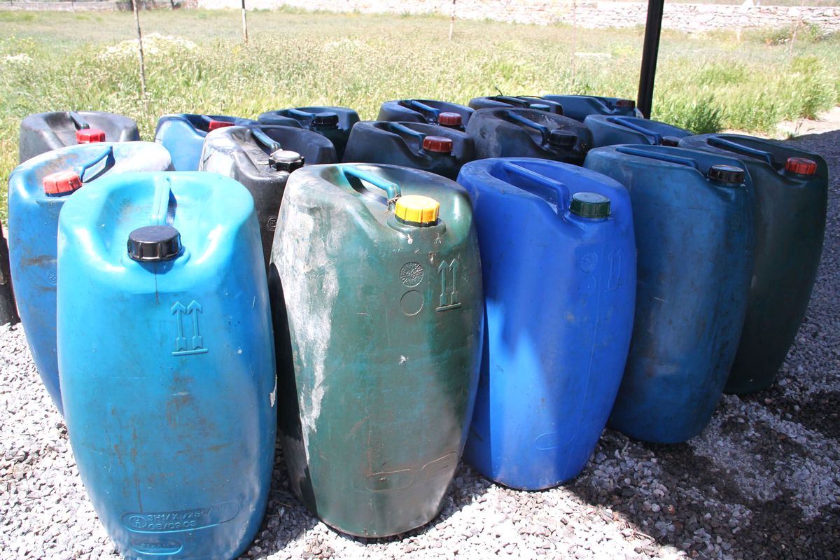 Gaziantep\'te Bin 700 Litre Kaçak Motorin Ele Geçirildi
