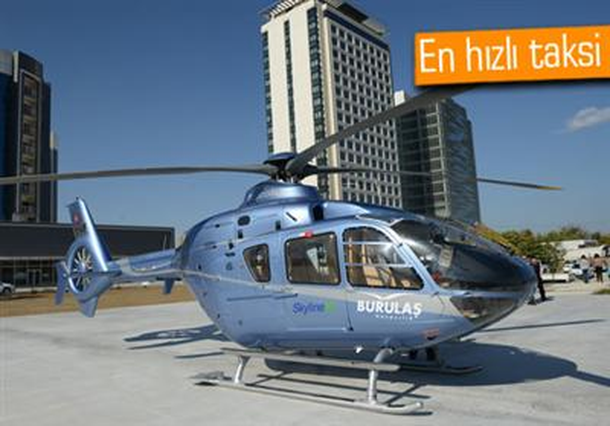 Helikopter Taksi İlk Seferlerine Başladı