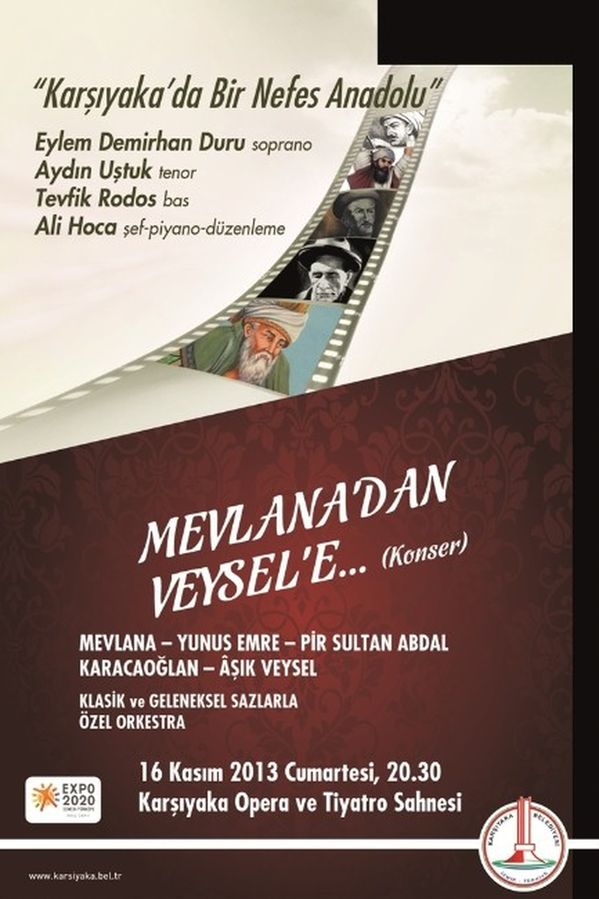 Karşıyaka Opera\'da "Bir Nefes Anadolu" Konseri
