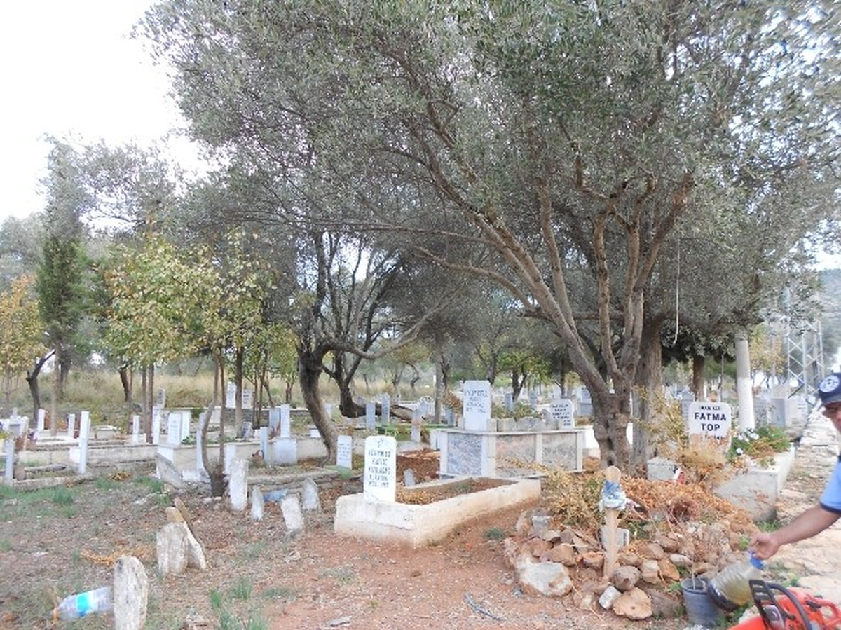 Kızılağaç Köyü Mezarlığının Bakımı Yapıldı