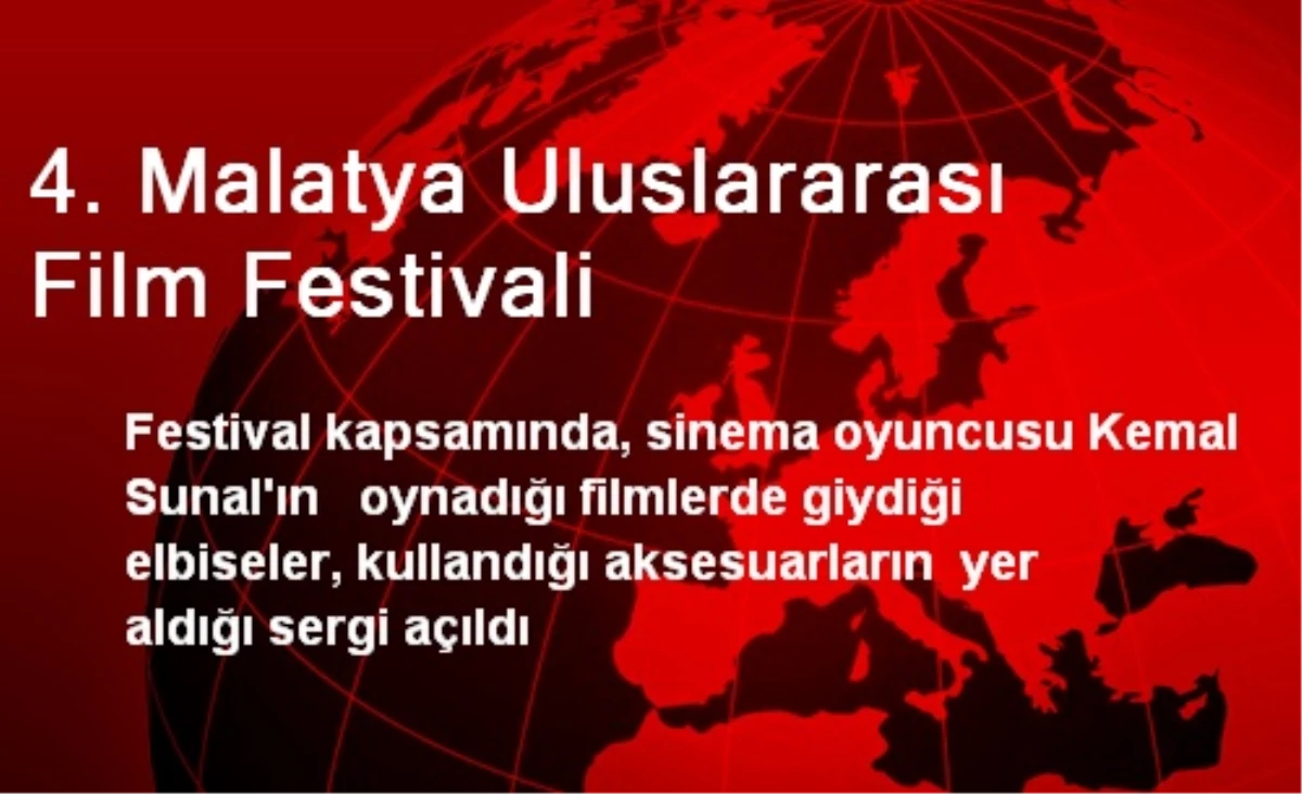 4. Malatya Uluslararası Film Festivali