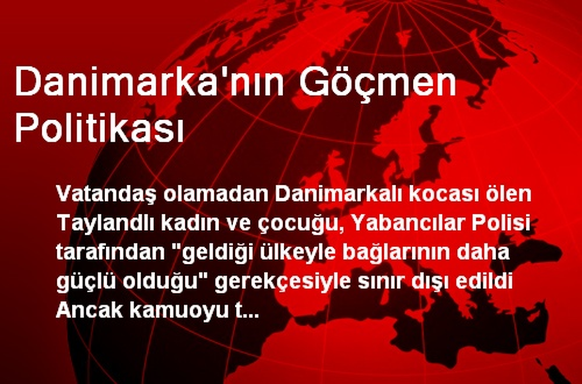 Danimarka\'nın Göçmen Politikası
