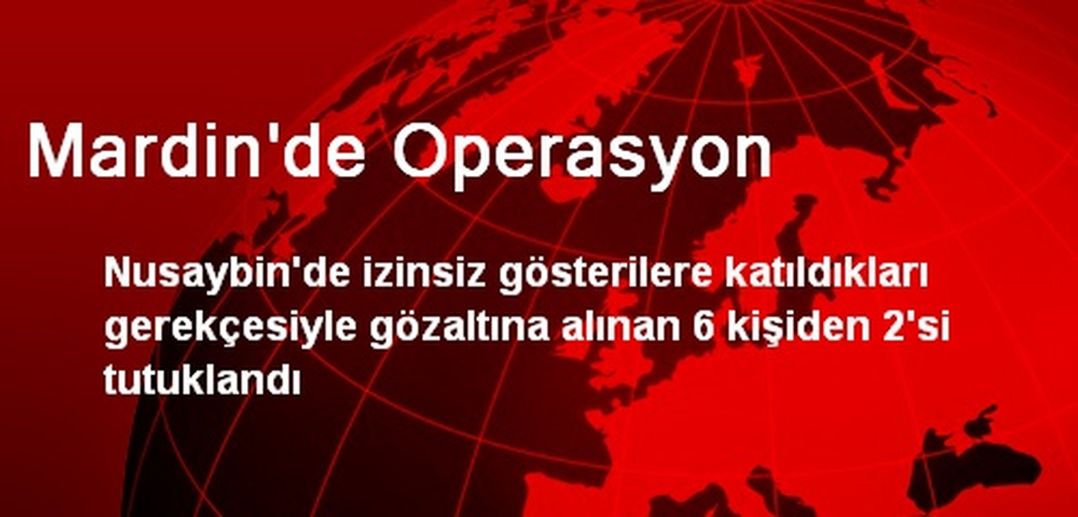 Mardin\'de Operasyon