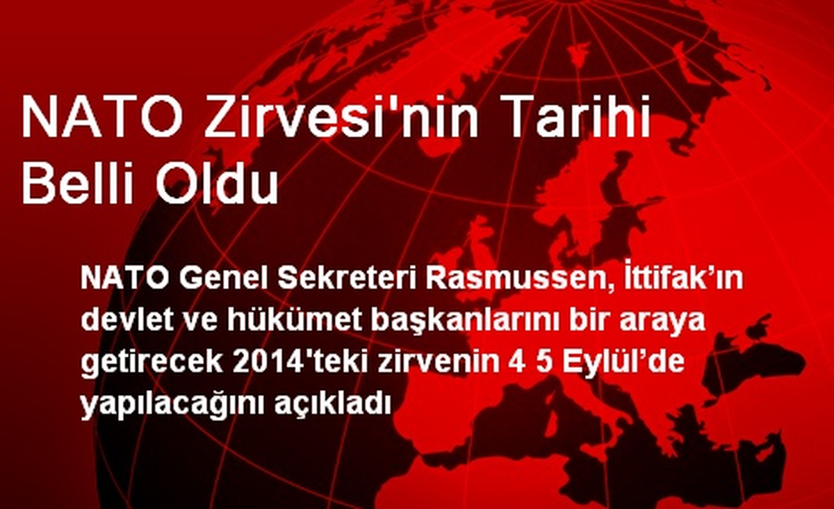 NATO Zirvesi\'nin Tarihi Belli Oldu