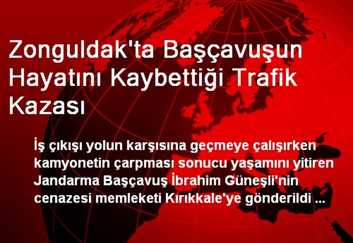 Zonguldak\'ta Başçavuşun Hayatını Kaybettiği Trafik Kazası