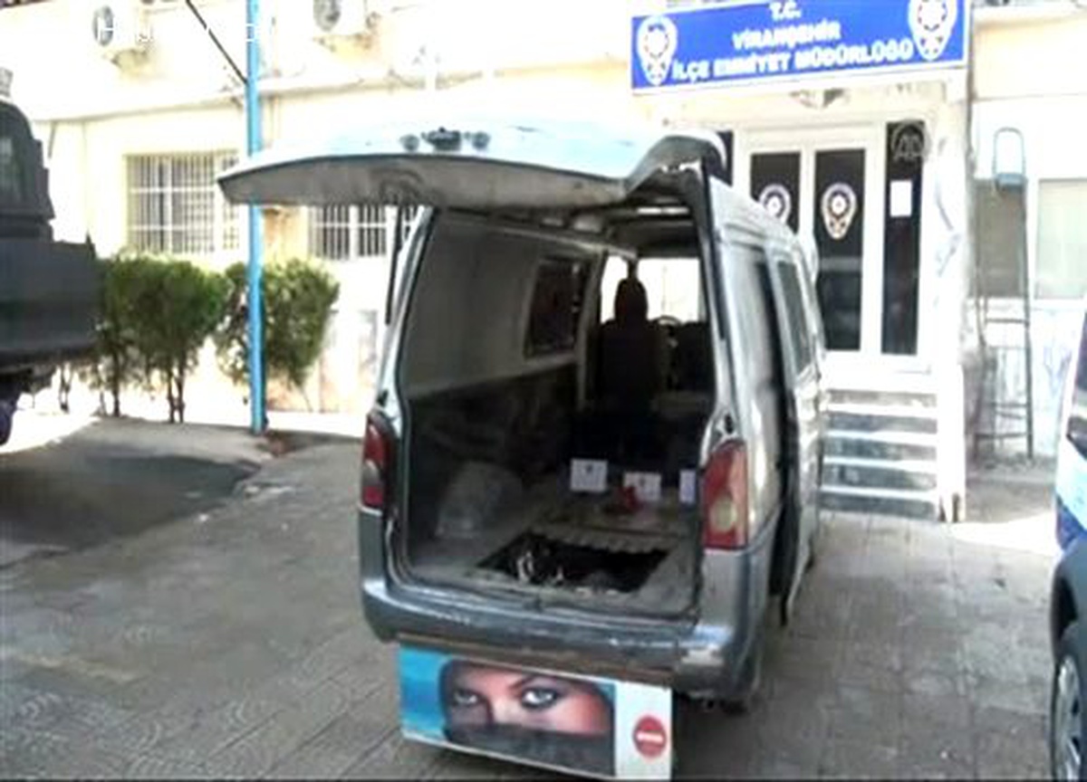 Özel bölmeli araçla kablo hırsızlığı