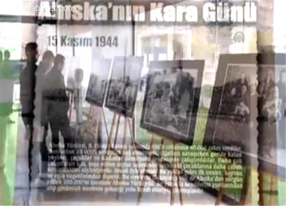 Eskişehir\'de, Ahıska Türkleri İçin Fotoğraf Sergisi Açıldı