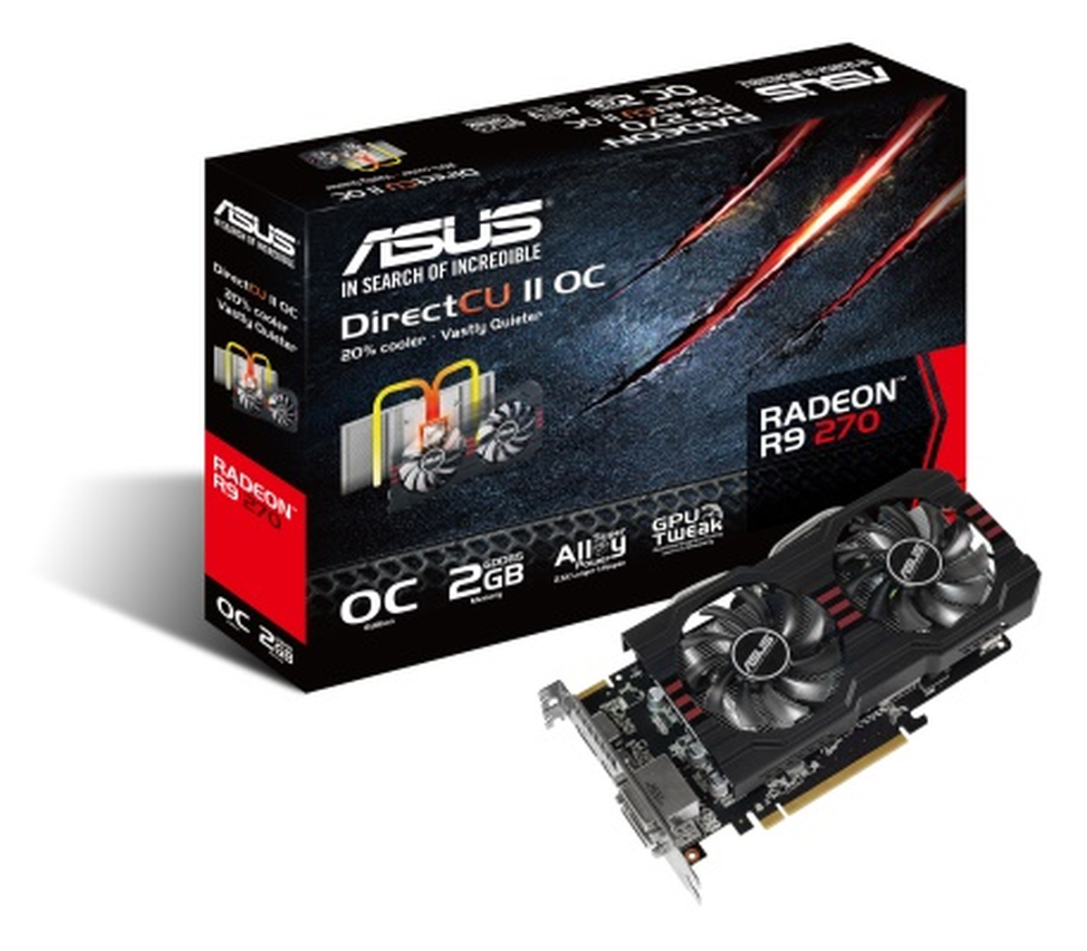 ASUS R9 270 DirectCU II Ekran Kartını Sunar