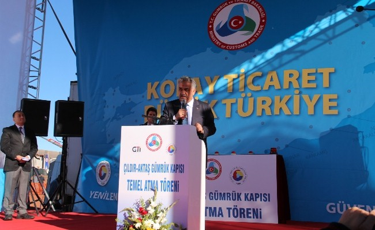 Çıldır Aktaş Sınır Kapısı\'nın Temel Atma Töreni Gerçekleştirildi