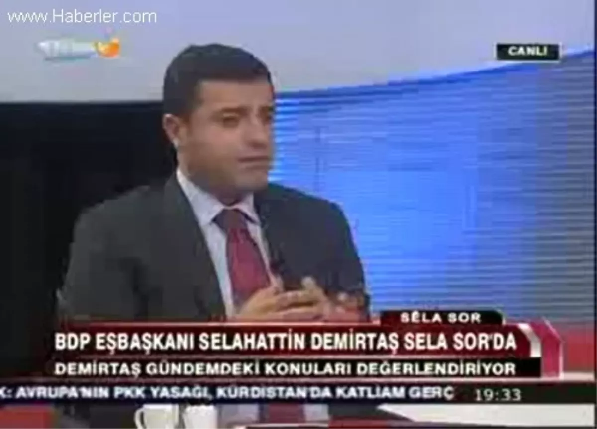 Demirtaş \'Barzani, Ucuz Politikalara Alet Olmaz?