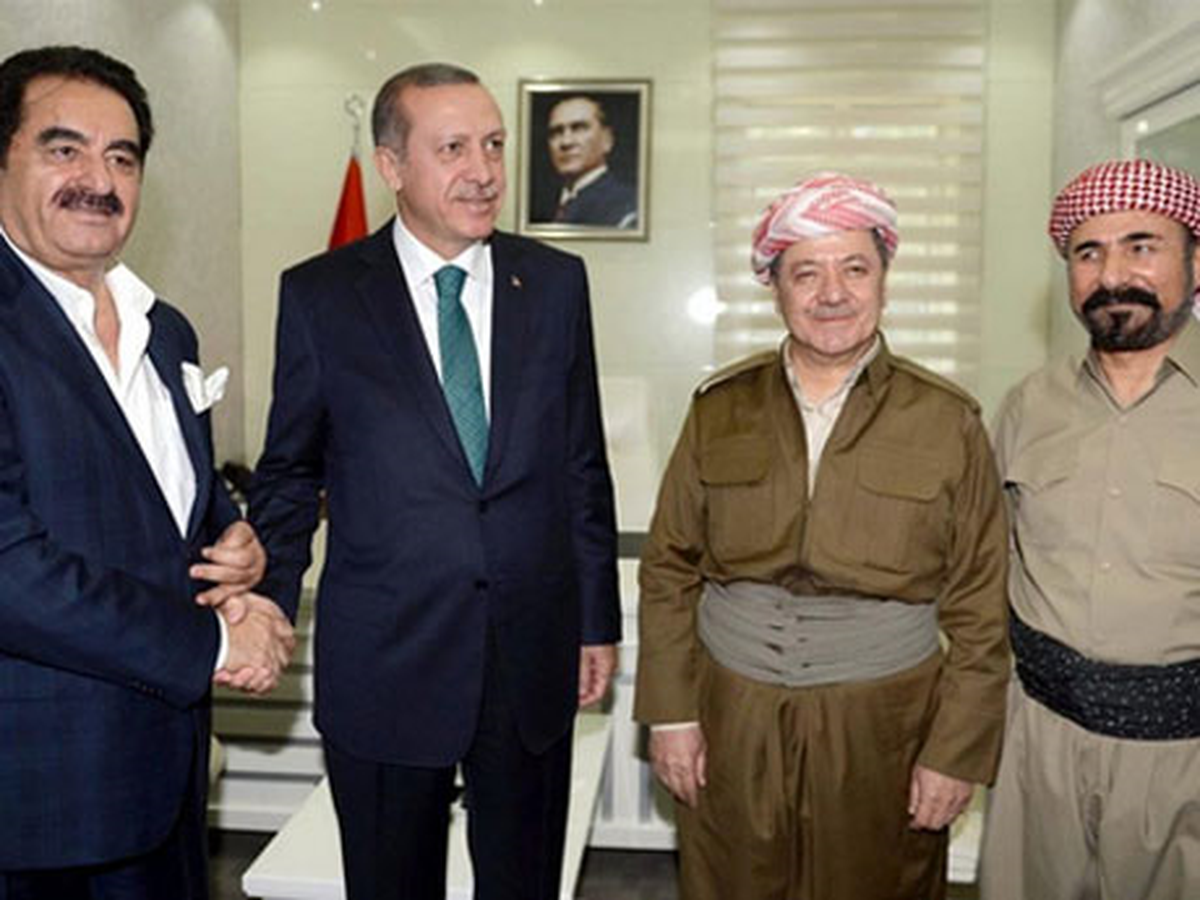 "Erdoğan, Barzani, Perwer ve Tatlıses" Valilik Binasında
