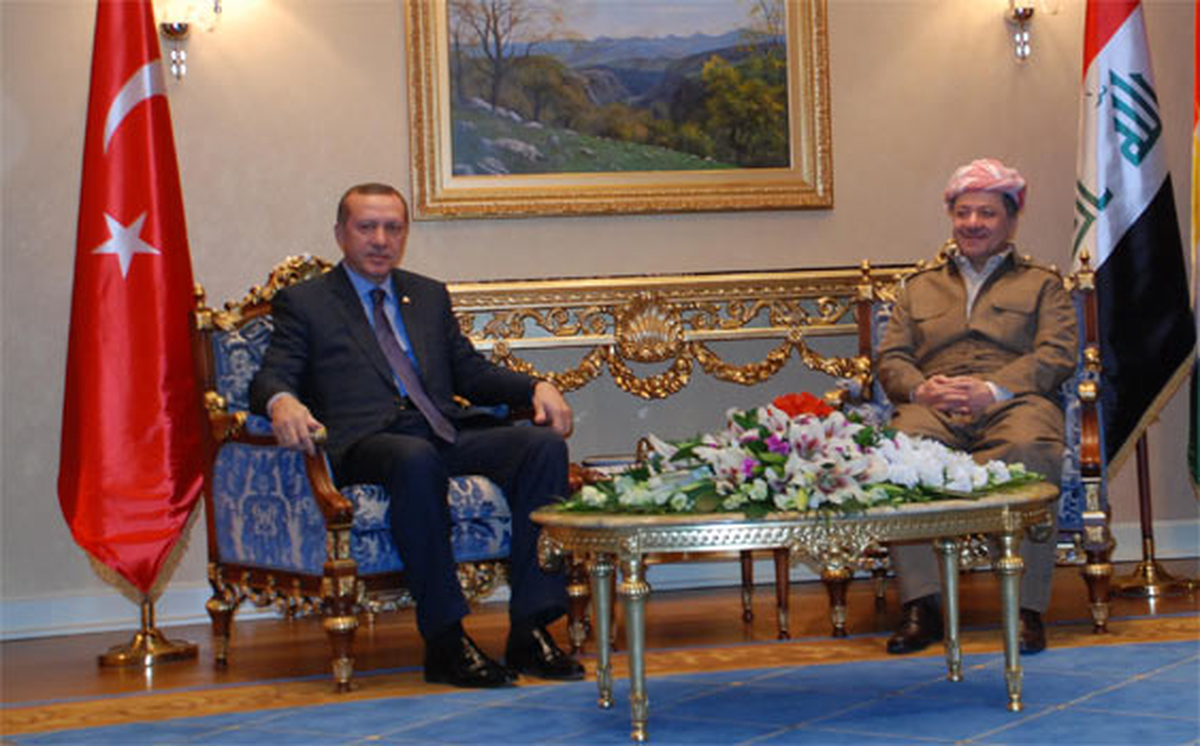 Erdoğan ve Barzani, bir araya geldi