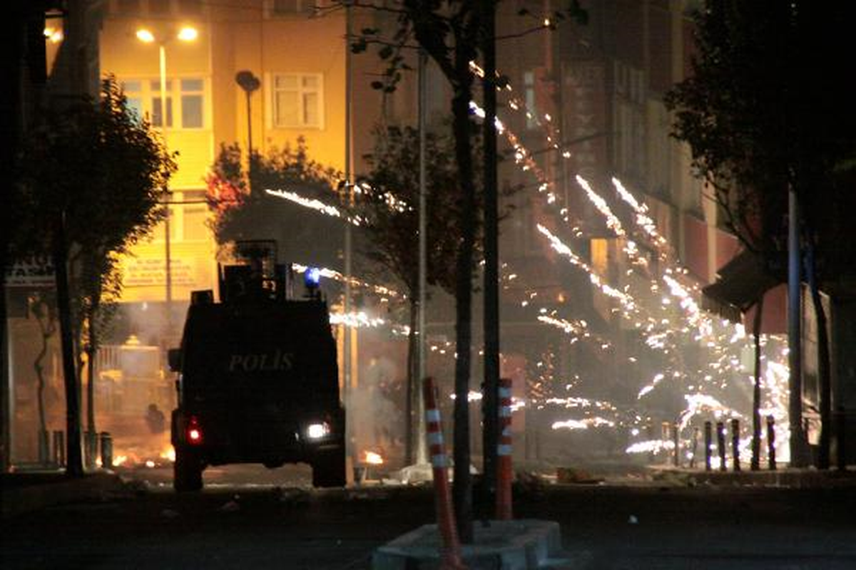Okmeydanı\'nda Olaylı Berkin Elvan Eylemi