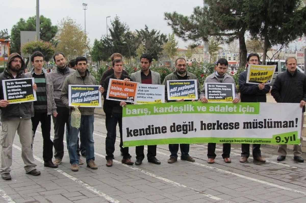 Sakarya\'daki 427. Hafta Adalet ve Özgürlükler Eylemi