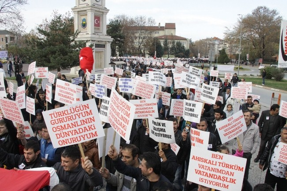 Ahıskalılardan Sürgünün 69. Yılında Sessiz Yürüyüş