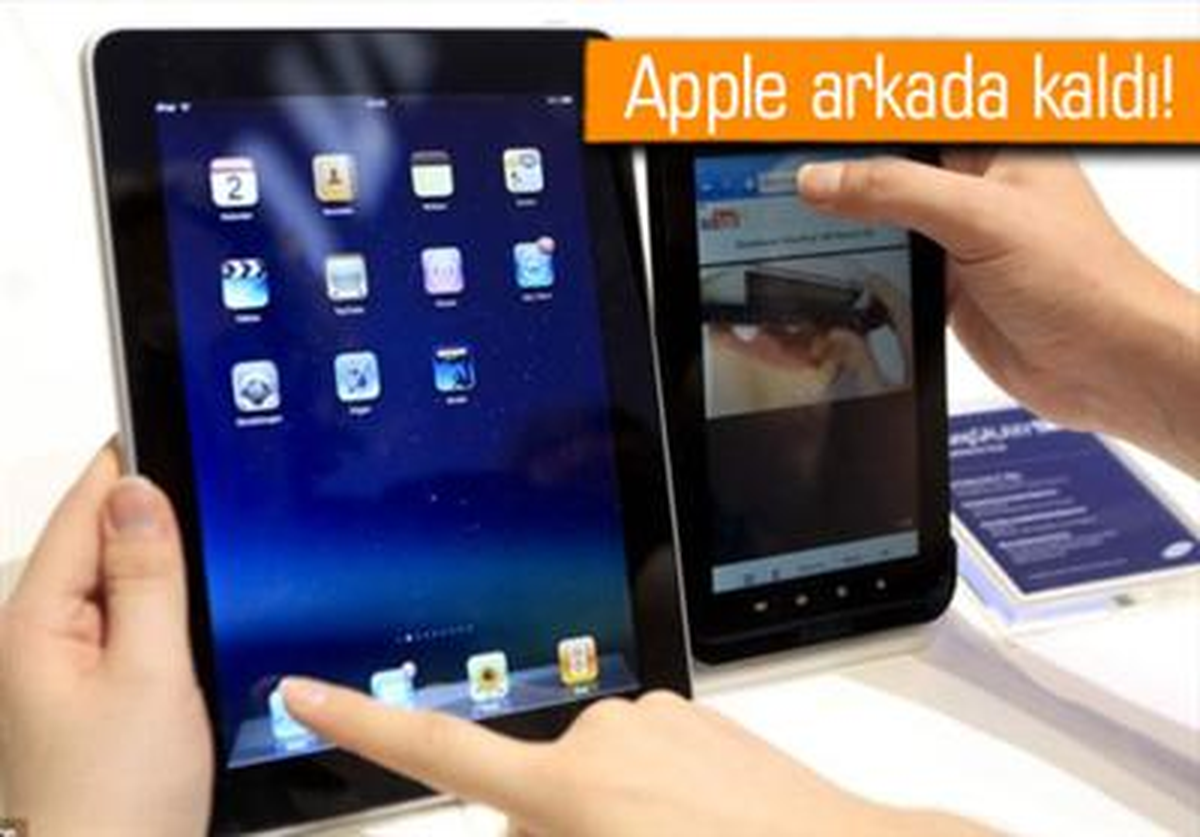 Android Tabletler Apple\'ı Solladı
