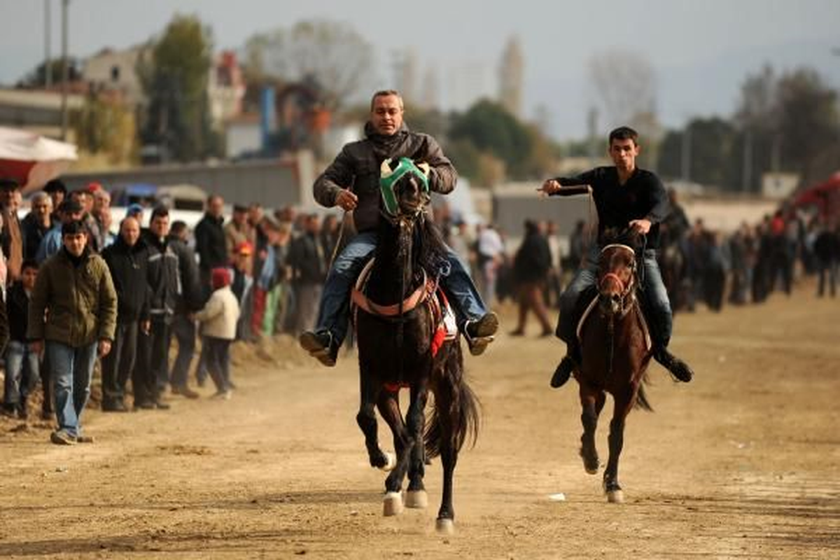 Bursa\'da Rahvan Atları Koşusu Yapıldı
