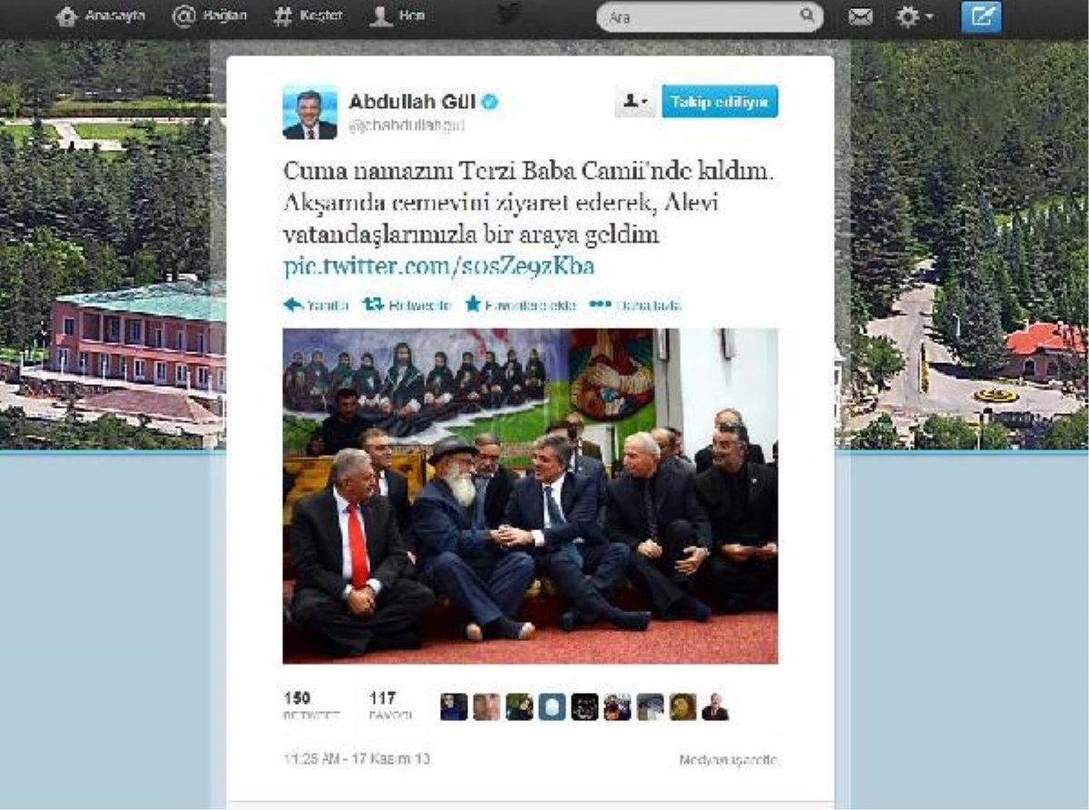 Cumhurbaşkanı Gül\'den Twıtter\'da Erzincan ve Gümüşhane Gezisi Paylaşımları