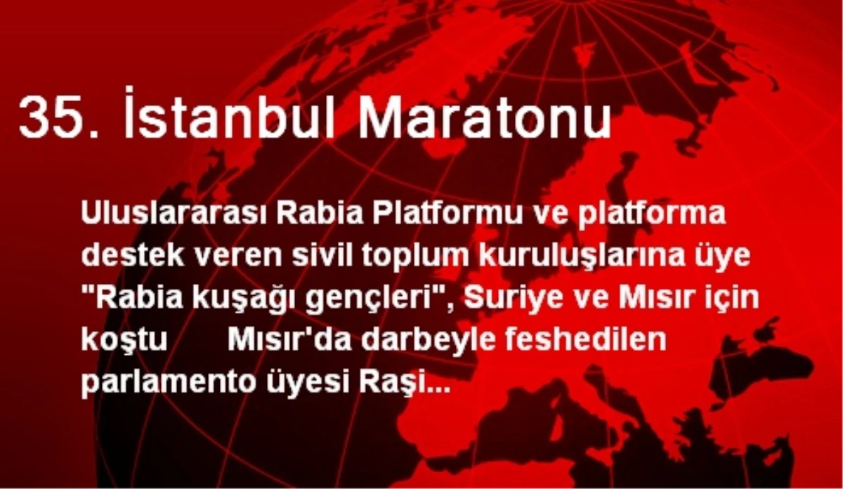 35. İstanbul Maratonu