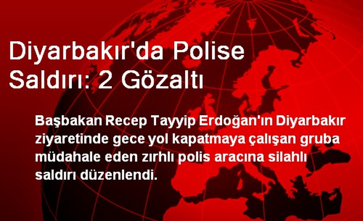Diyarbakır\'da Polise Saldırı: 2 Gözaltı