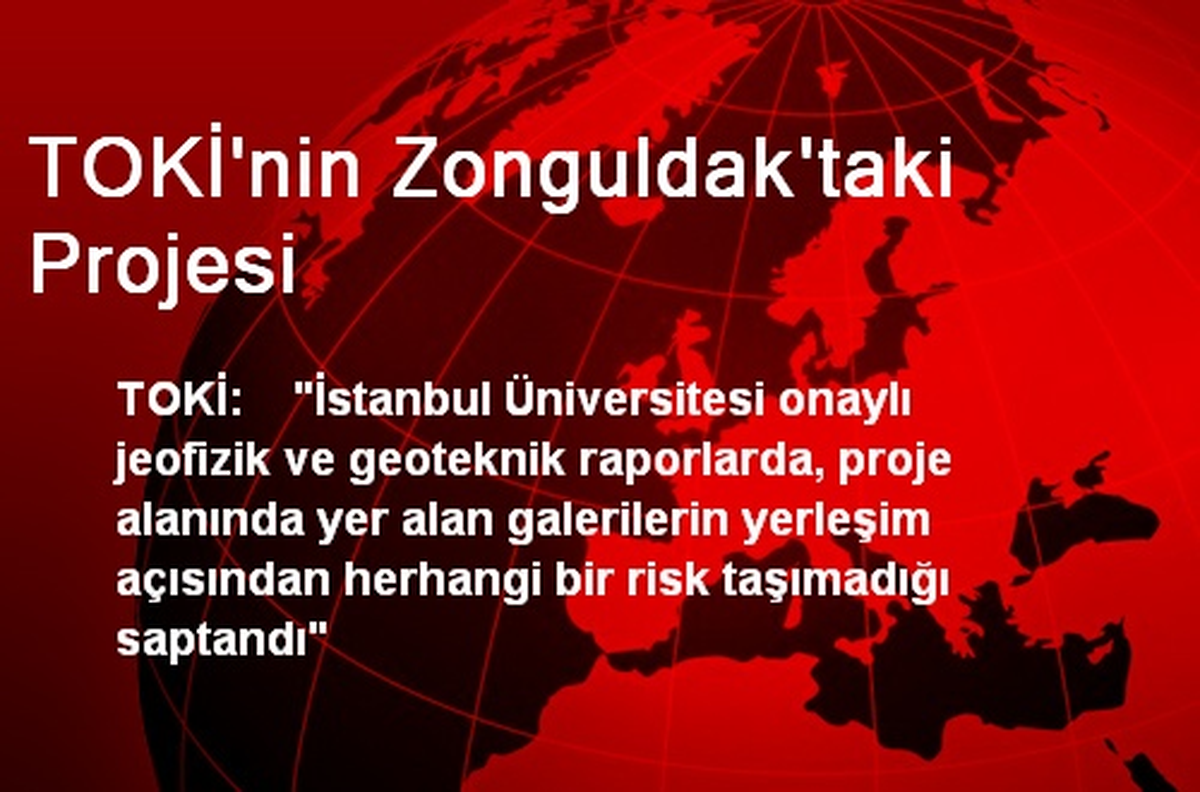 TOKİ\'nin Zonguldak\'taki Projesi