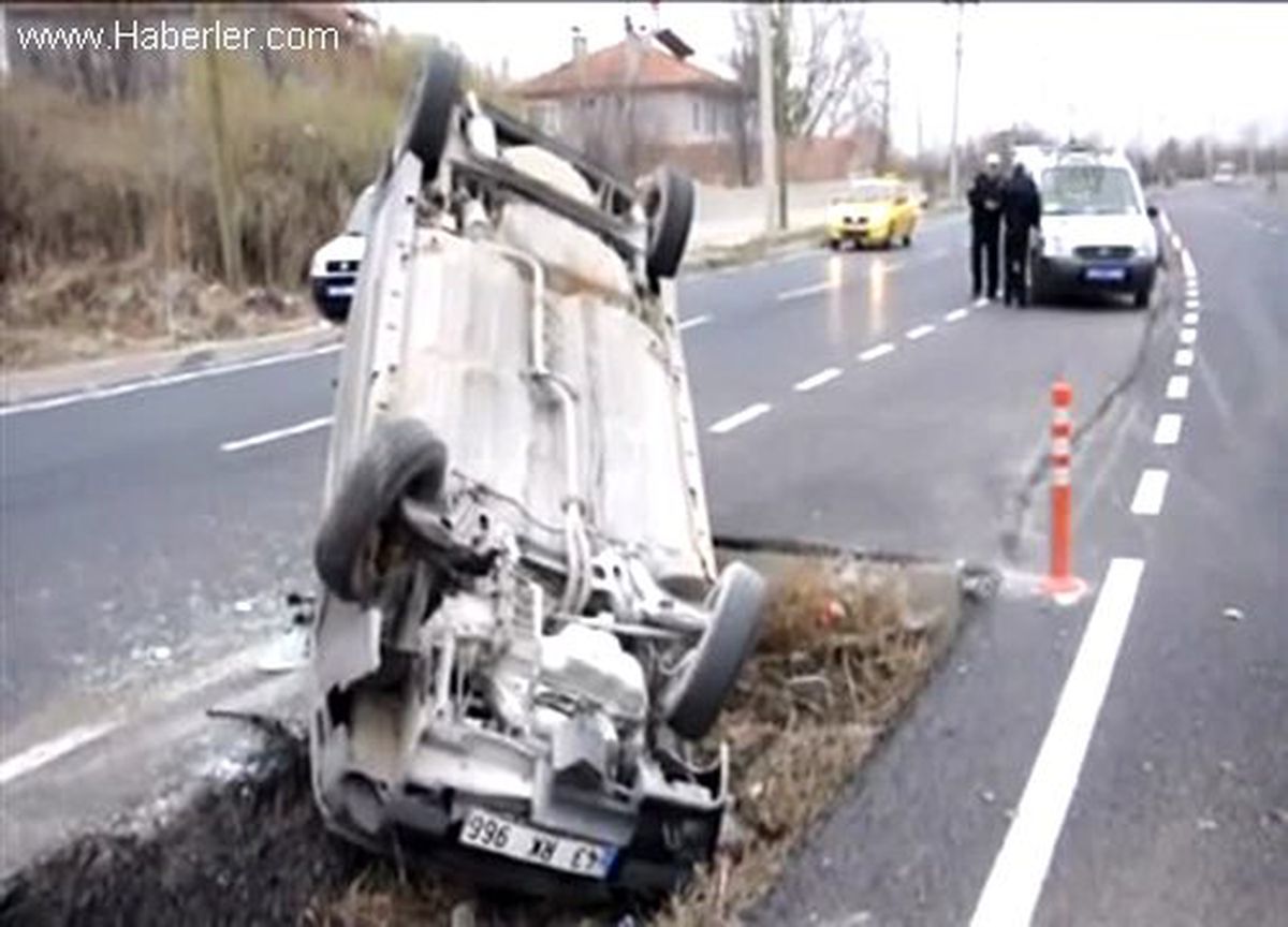 Trafik kazası: 2 yaralı