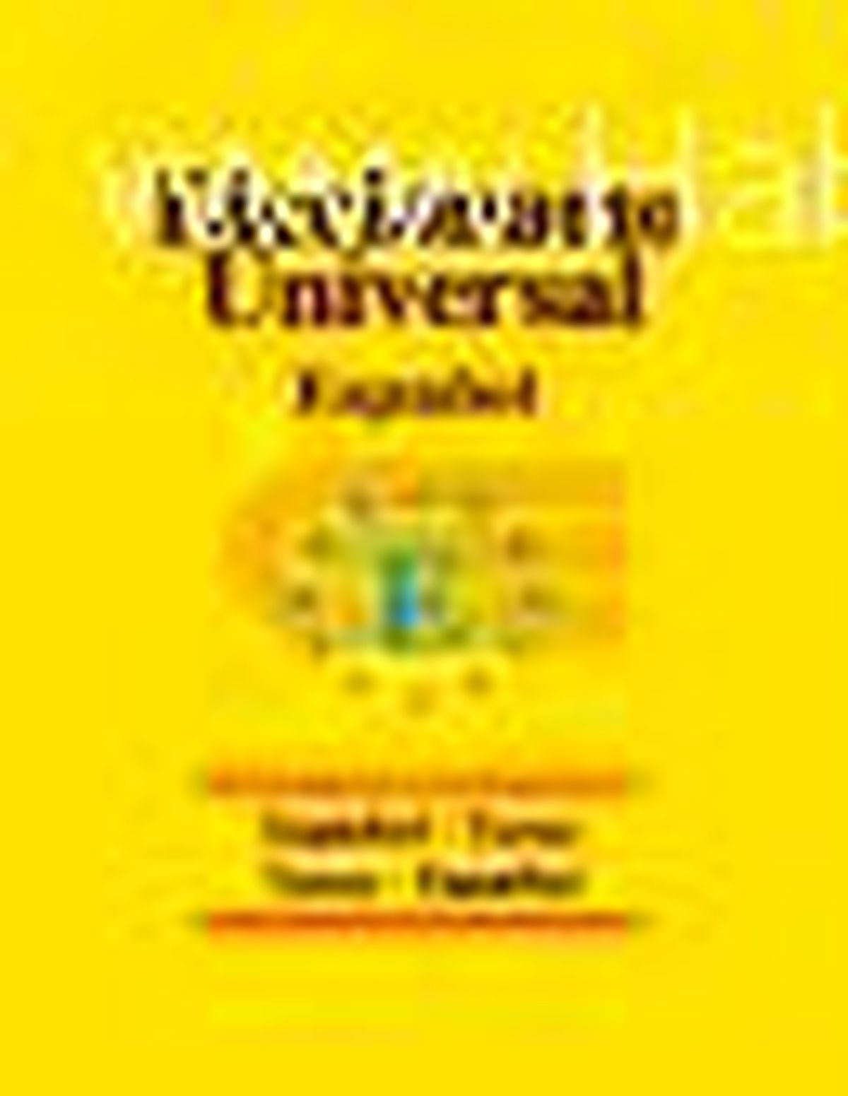 Universal Sözlük İspanyolca -Türkçe - Türkçe İspanyolca Kitabı