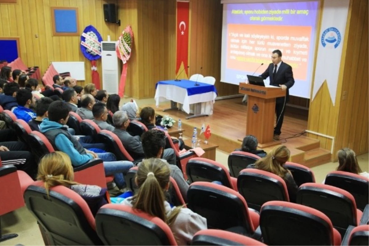 Asü Besyo\'dan "Atatürk ve Spor" Konferansı
