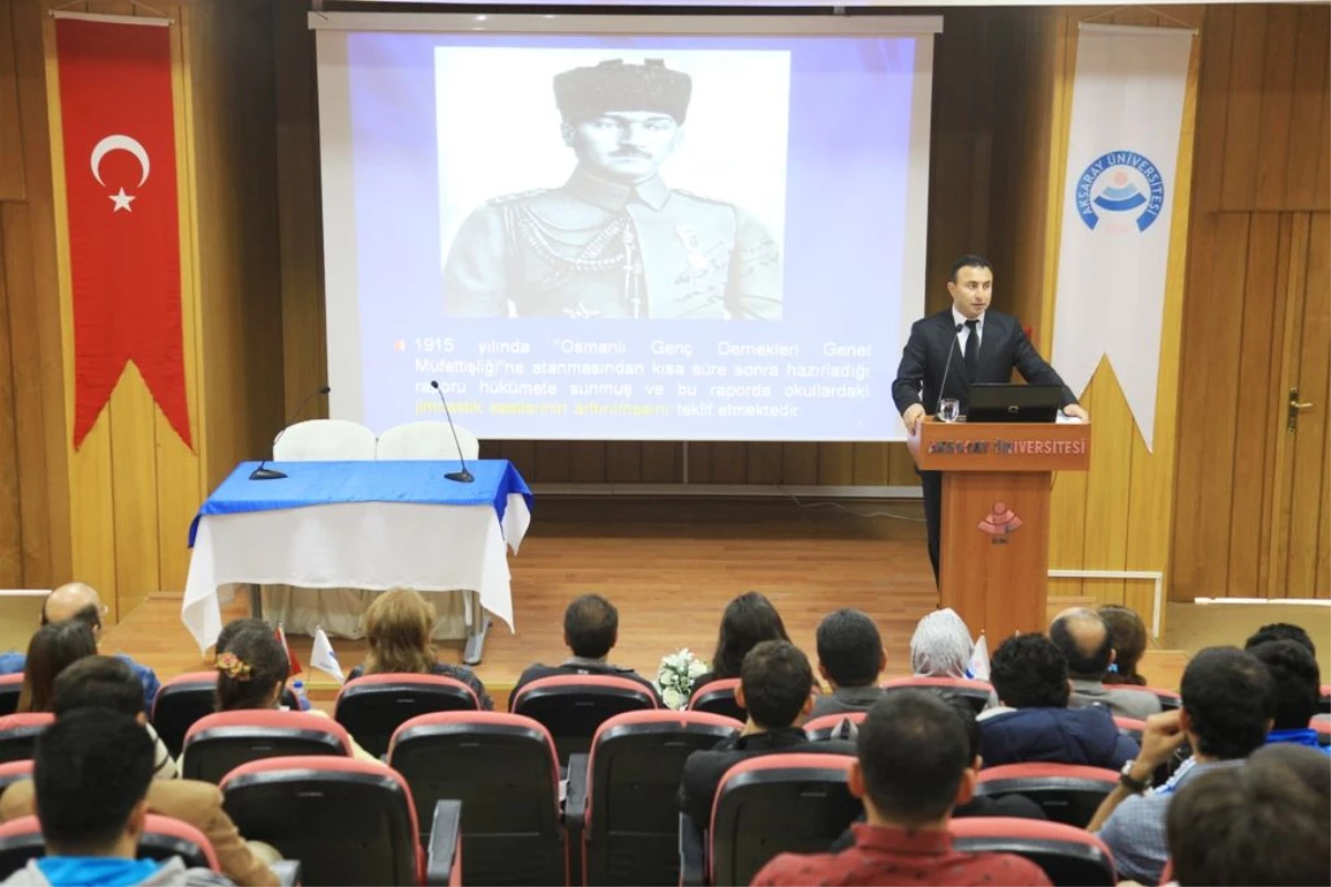 Asü\'de "Atatürk ve Spor" Konferansı Yapıldı