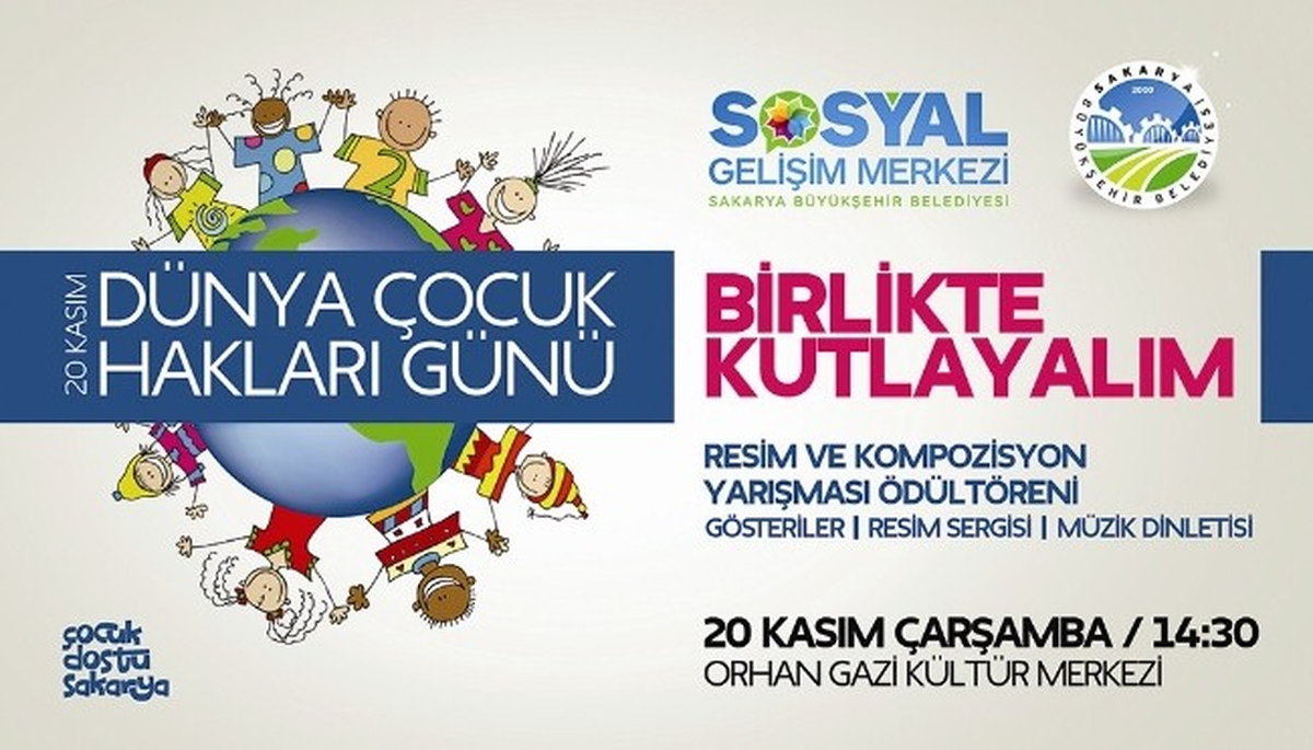 Dünya Çocuk Hakları Günü Sakarya\'da da Kutlanacak