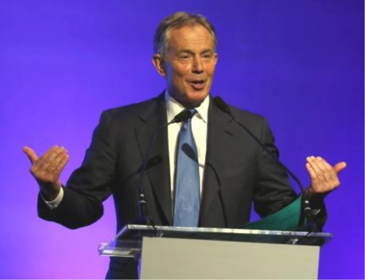 Eski İngiltere Başbakanı Blair\'den Hisarcıklıoğlu\'na Destek