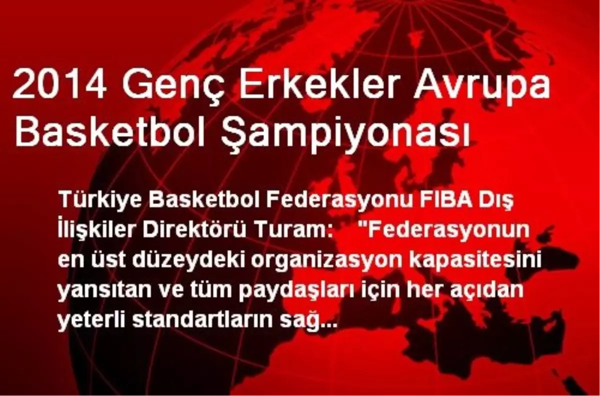 2014 Genç Erkekler Avrupa Basketbol Şampiyonası