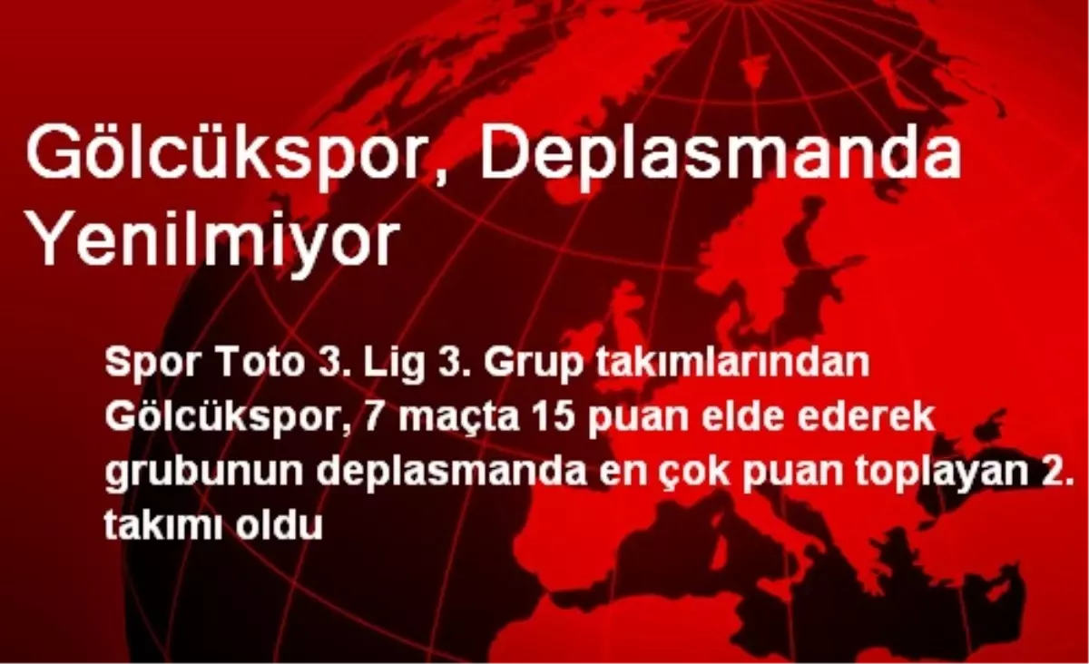 Gölcükspor, Deplasmanda Yenilmiyor