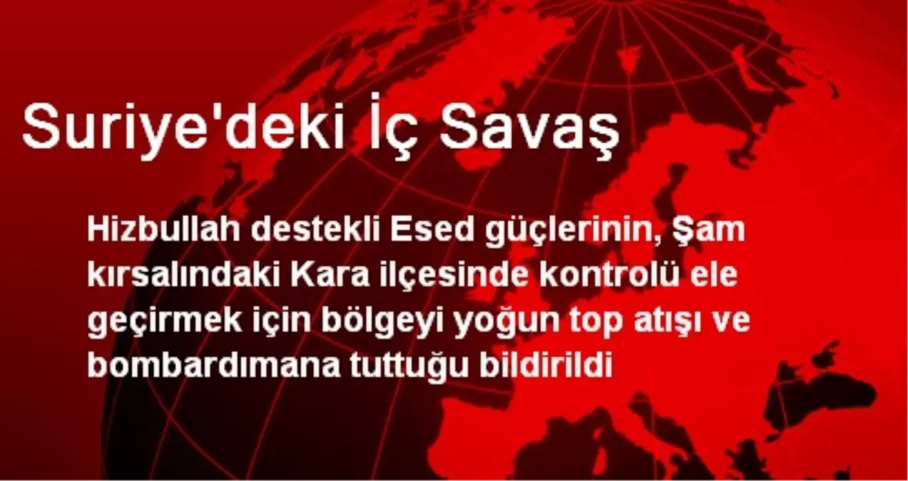 Suriye\'deki İç Savaş