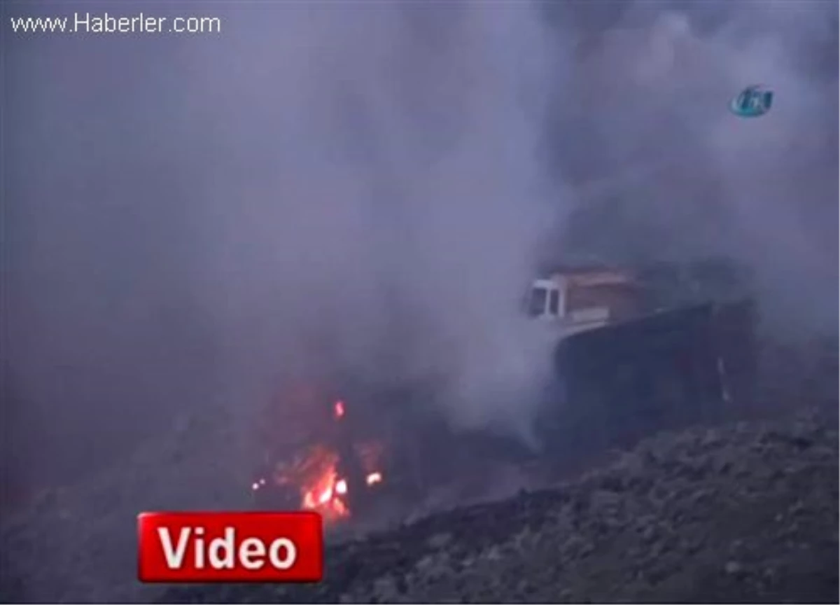 Şırnak-Van Karayolunda 10 Araç Ateşe Verildi