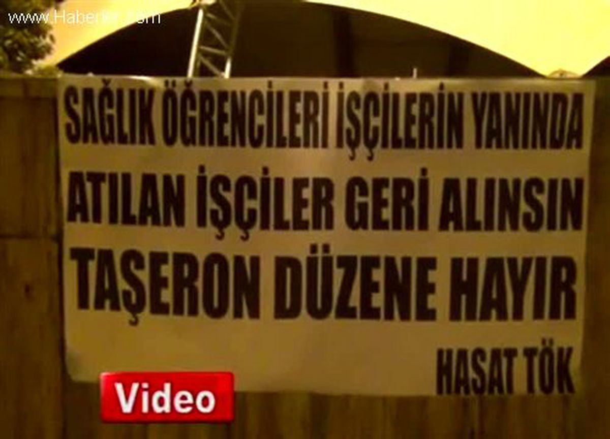 Ankara\'da Eylemcilerle Güvenlik Görevlileri Arasında Arbede