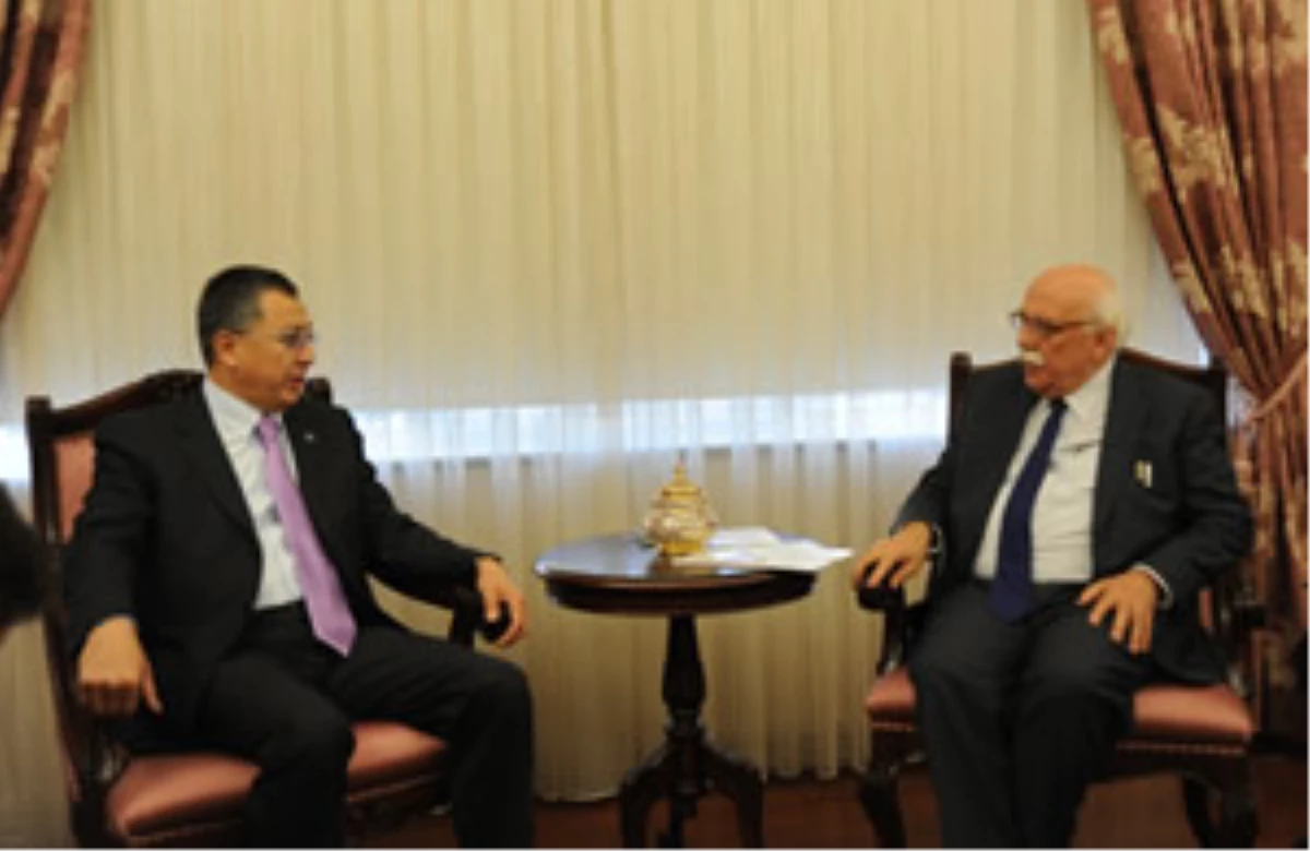 Bakan Avcı, Kazakistan\'ın Ankara Büyükelçisi Tüymebayev\'i Kabul Etti