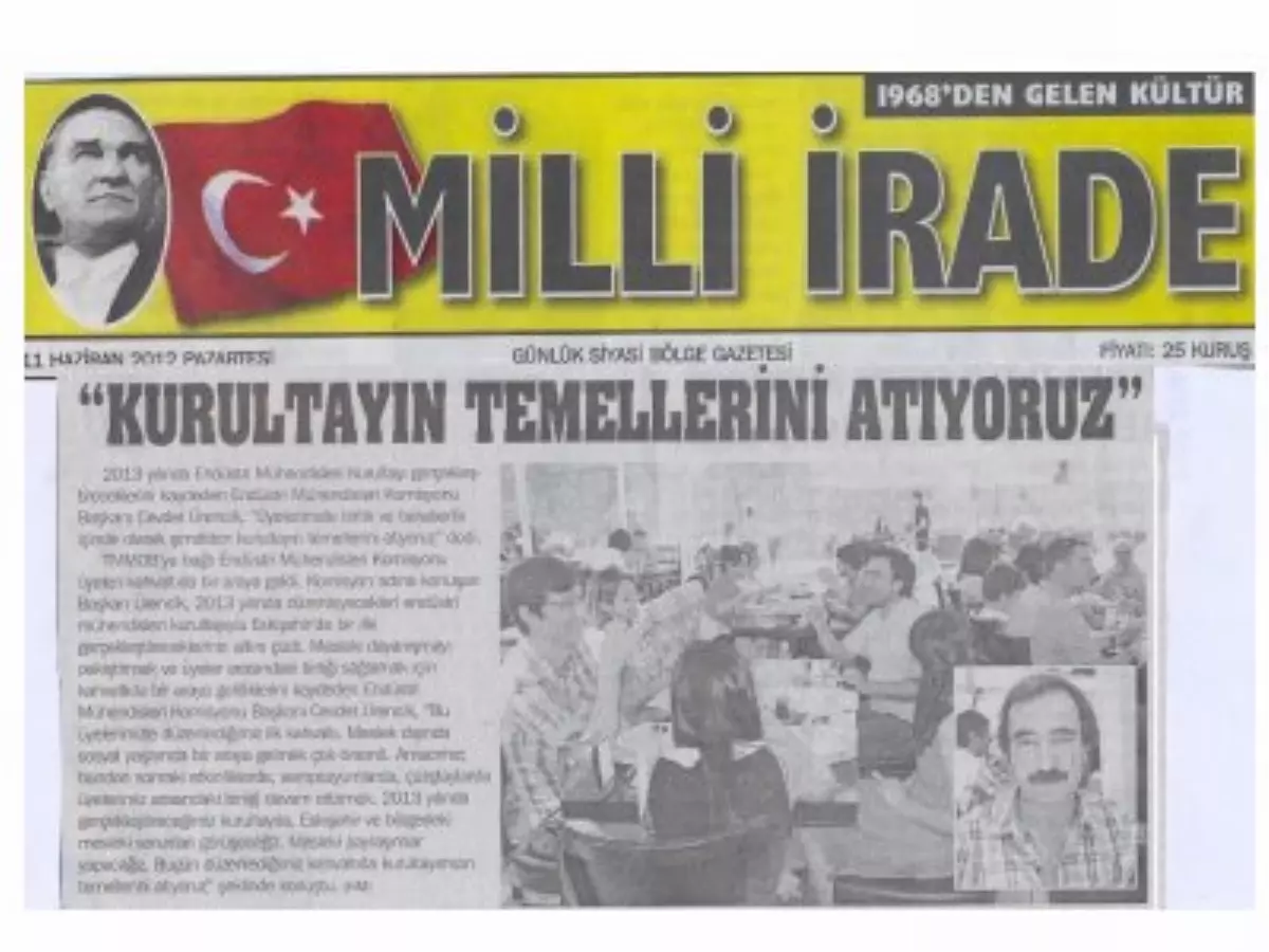 Eskişehir\'in Milli İrade Gazetesi 46 Yaşında