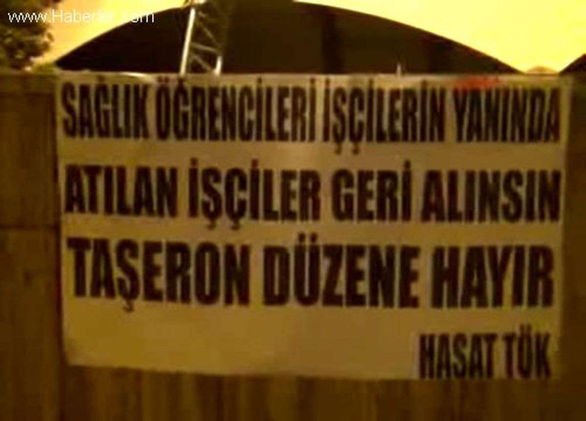 Hastane Bahçesinde Arbede